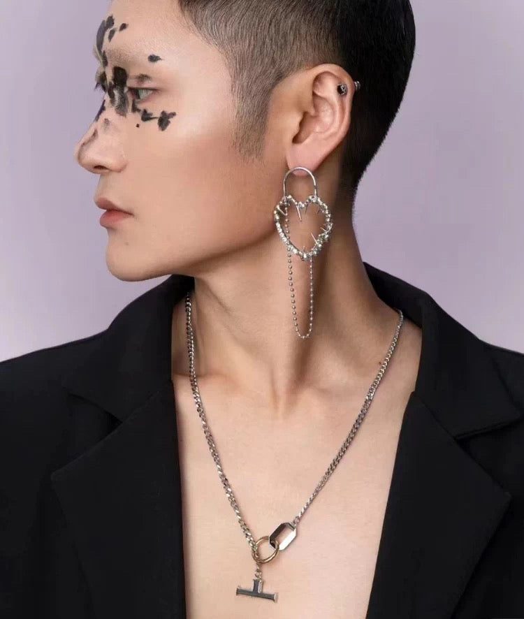 Chain Frame Earring