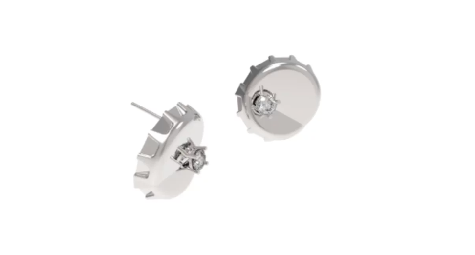 Capsule Stud Earring